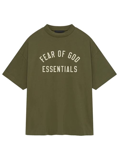 Jersey Crewneck Tee- military Fear of God | 125BT244195FMILITARY